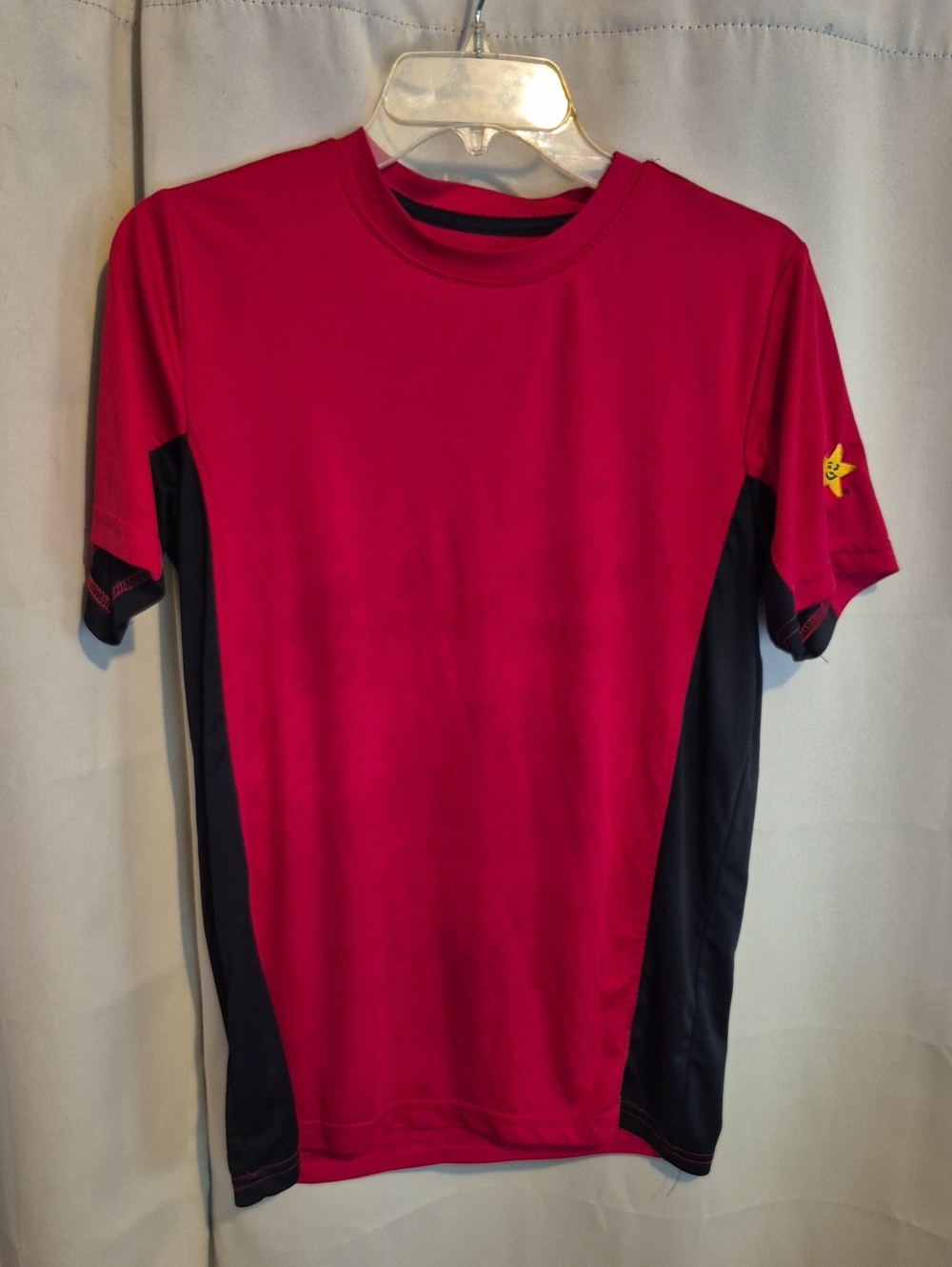 Women's Red Athletic Performance Shirt